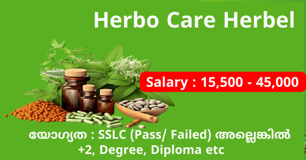 Herbo Care Herbel ൽ ഒഴിവുകൾ