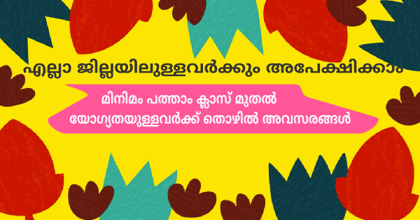 AGEL ENTERPRISE ൽ ജോലി ഒഴിവുകൾ