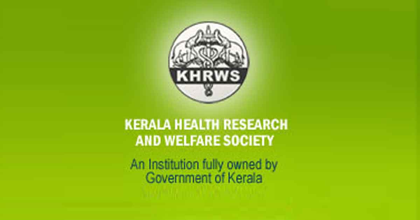 കേരള ഹെൽത്ത് റിസർച്ച് ആന്റ് വെൽഫെയർ സൊസൈറ്റിയിൽ ഇന്റർവ്യൂ