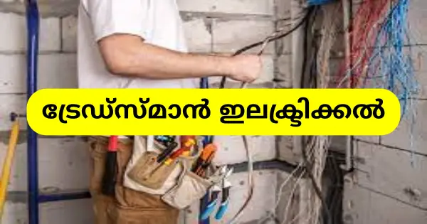 ട്രേഡ്‌സ്മാന്‍ ഇലക്ട്രിക്കല്‍ നിയമനം