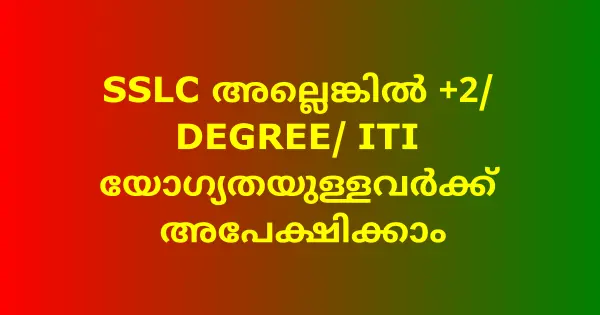 കേരളത്തിൽ പുതുതായി തുടങ്ങുന്ന S3 GROUP എന്ന കമ്പനിയിലേക്ക് ജോലി
