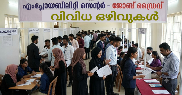 എംപ്ലോയബിലിറ്റി സെന്ററിന്റെ കീഴിൽ ജോബ് ഡ്രൈവ്
