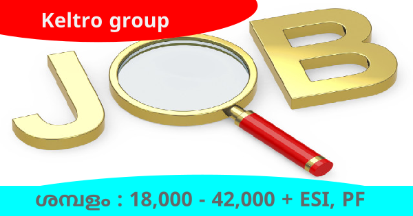 Keltro group ൽ ഉടൻ നിയമനം