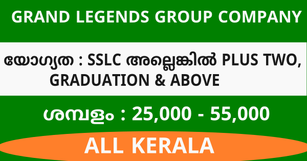 GRAND LEGENDS GROUP COMPANY ൽ അവസരങ്ങൾ