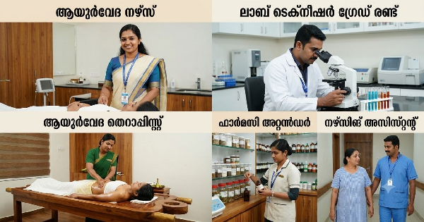 ആയുര്‍വേദ ആശുപത്രിയില്‍ ഒഴിവുകൾ