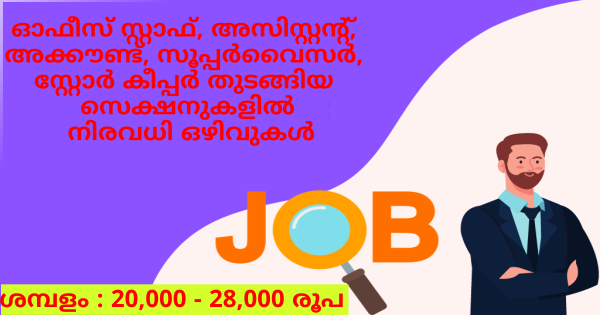 Cee Mart ൻ്റെ ഓഫീസുകളിൽ ജോലി നേടാൻ അവസരം കേരളത്തിലെ എല്ലാ ജില്ലയിലുള്ളവർക്കും അപേക്ഷിക്കാം