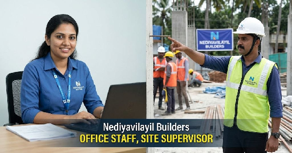 പത്തനംതിട്ട ജില്ലയിലെ Nediyavilayil Builders ൽ അവസരങ്ങൾ
