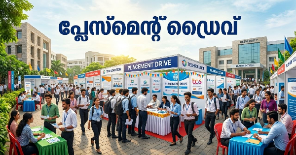 സൗജന്യ പ്ലേസ്മെന്റ് ഡ്രൈവ് സംഘടിപ്പിക്കുന്നു 