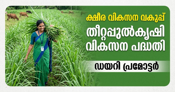 ക്ഷീര വികസന വകുപ്പിന്റെ കീഴിൽ വിവിധ ജില്ലകളിലായി ഒഴിവുകൾ