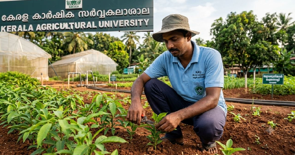 കേരള കാർഷിക സർവകലാശാലയുടെ കീഴിൽ ജോലി നേടാം