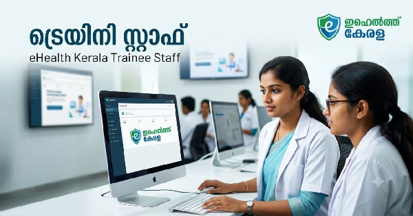 ഇ ഹെൽത്ത് കേരളയിൽ ജോലി നേടാം