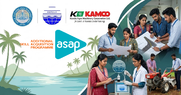 ASAP കേരളയുടെ കീഴിൽ 14 ജില്ലകളിലും അവസരങ്ങൾ