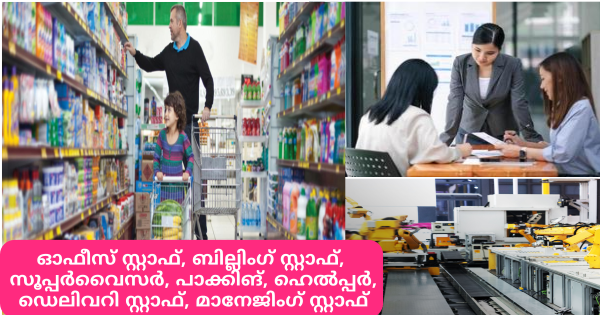 ഓഫീസ് ഫാക്ടറി സൂപ്പർമാർക്കറ്റ് ഡിവിഷനുകളിൽ നിരവധി ഒഴിവുകൾ