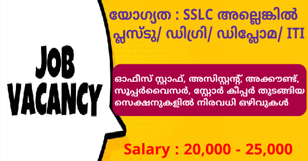 Am Techൻ്റെ ഓഫീസുകളിൽ ജോലി നേടാൻ അവസരം കേരളത്തിലെ എല്ലാ ജില്ലയിലുള്ളവർക്കും അപേക്ഷിക്കാം