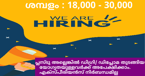 Good Will ൻ്റെ പുതിയ ബ്രാഞ്ചുകളിൽ ജില്ലാ അടിസ്ഥാനത്തിൽ ഒഴിവുകൾ